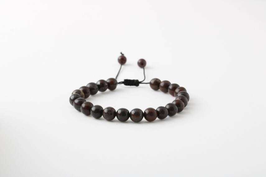 Dragon Jasper 6mm Merdiven Kapama Doğal Taş Bileklik - 2