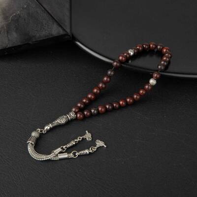 Dragon Jasper Doğal Taş Tesbih 33lük - 6mm - Doğal Taş