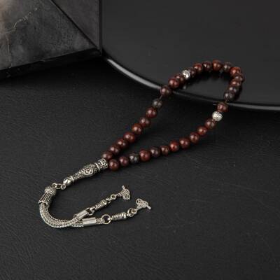 Dragon Jasper Doğal Taş Tesbih 33lük - 6mm - Osmanlı Doğaltaş