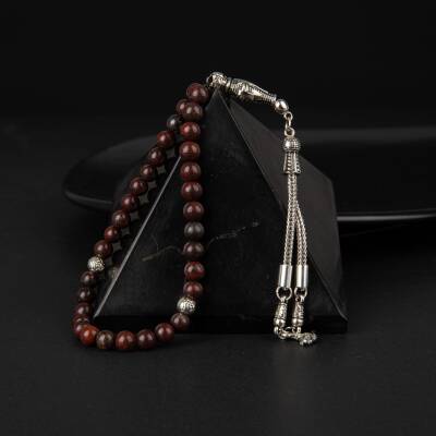 Dragon Jasper Doğal Taş Tesbih 33lük - 6mm - 3