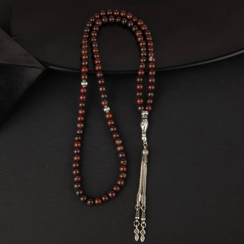 Dragon Jasper Doğal Taş Tesbih 99luk - 6mm - 2