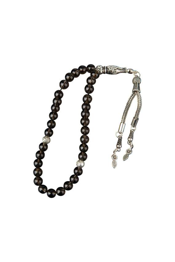 Dumanlı Kuvars Doğal Taş Tesbih 33lük - 6mm - 2