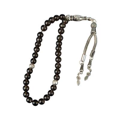 Dumanlı Kuvars Doğal Taş Tesbih 33lük - 6mm - Doğal Taş (1)