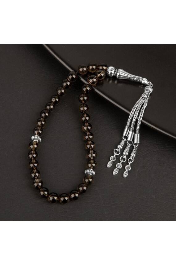 Dumanlı Kuvars Doğal Taş Tesbih 33lük - 8mm - 2