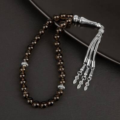 Dumanlı Kuvars Doğal Taş Tesbih 33lük - 8mm - 3