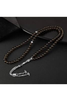 Dumanlı Kuvars Doğal Taş Tesbih 99luk - 6mm - 2