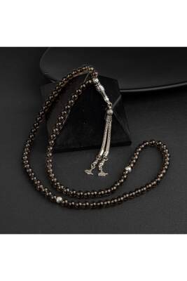 Dumanlı Kuvars Doğal Taş Tesbih 99luk - 6mm - 3