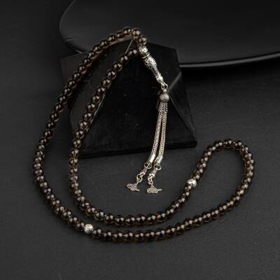 Dumanlı Kuvars Doğal Taş Tesbih 99luk - 6mm - Osmanlı Doğaltaş