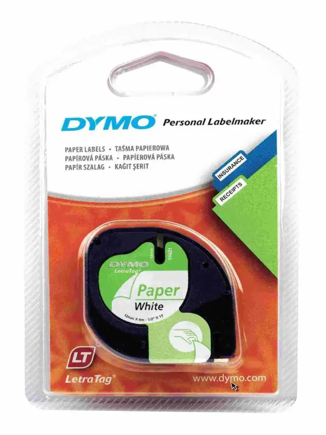 Dymo Letratag Kağıt Şerit 12X4 Beyaz - 1