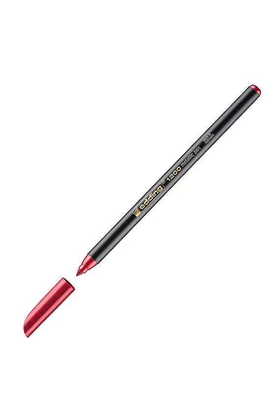 Edding 1200 Grafik Kalemi Metalik Kırmızı - 1