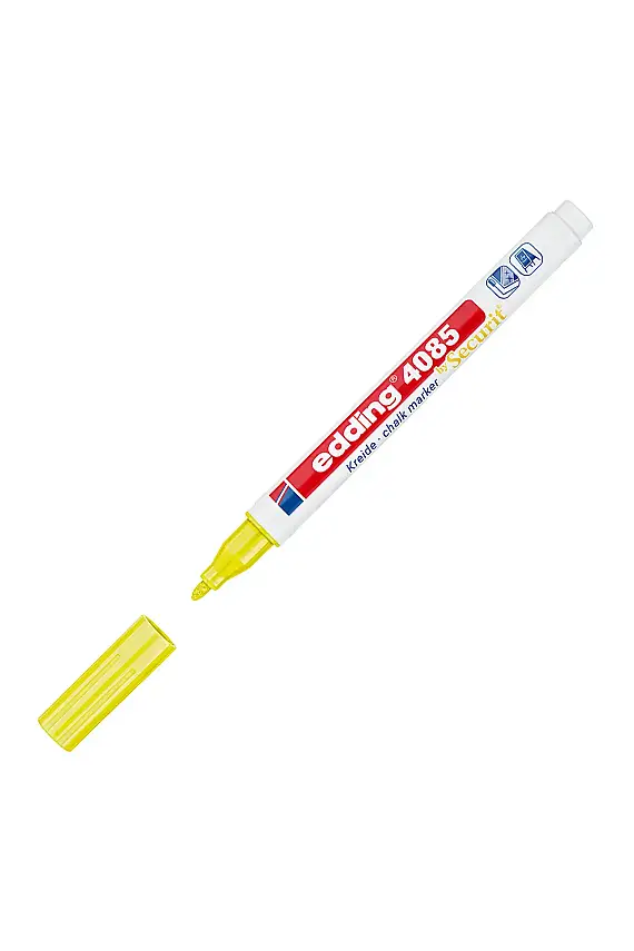 Edding 4085 Likit Tebeşir Kalemi Fosforulu Sarı 1-2 mm - 1