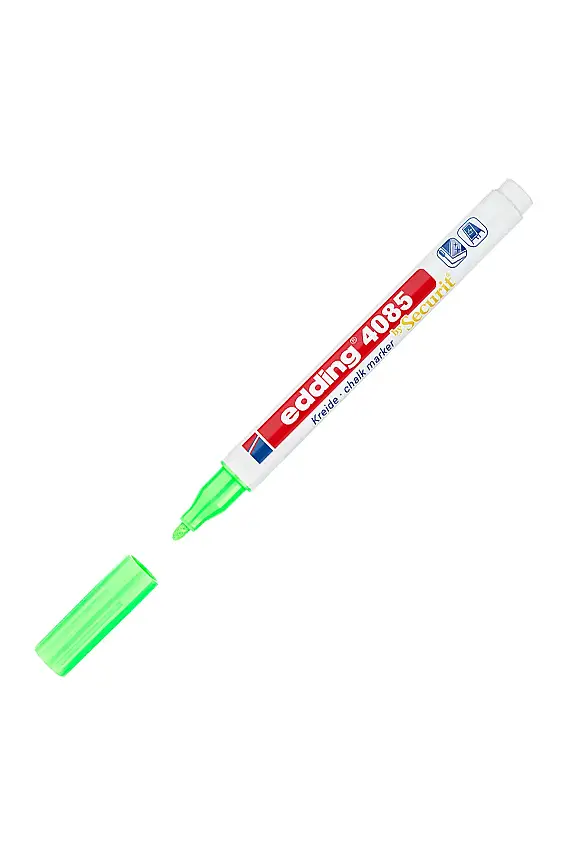Edding 4085 Likit Tebeşir Kalemi Fosforulu Yeşil Yeşil 1-2 mm - 1