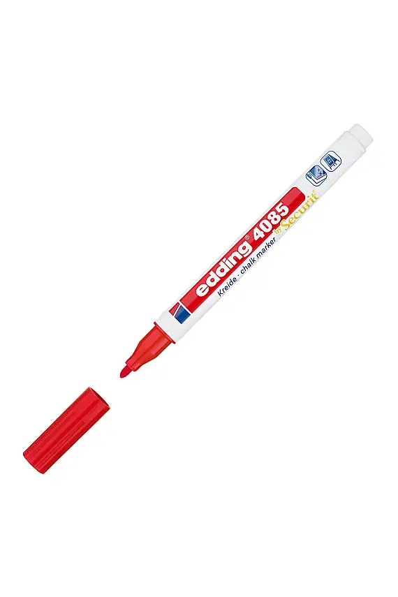 Edding 4085 Likit Tebeşir Kalemi Kırmızı 1-2 mm - 1