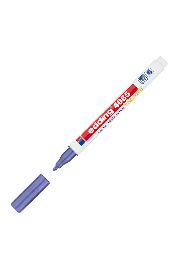 Edding 4085 Likit Tebeşir Kalemi Metalik Mor 1-2 mm - 1