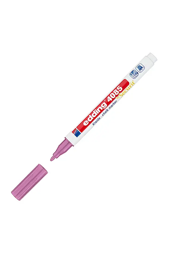 Edding 4085 Likit Tebeşir Kalemi Metalik Pembe 1-2 mm - 1
