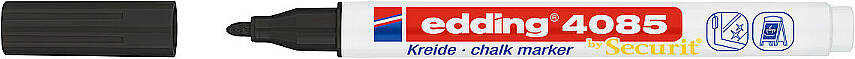 Edding 4085 Likit Tebeşir Kalemi Siyah 1-2 mm - 2