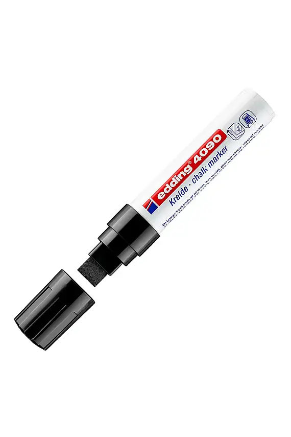 Edding 4090 Likit Tebeşir Kalemi Siyah 4-15 mm - 1