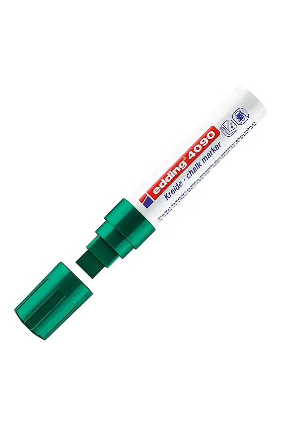 Edding 4090 Likit Tebeşir Kalemi Yeşil 4-15 mm - 1