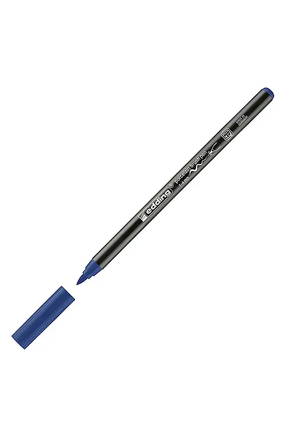 Edding 4200 Porselen Kalemi Çelik Mavi - 1