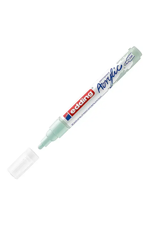 Edding 5100 Orta Uçlu Akrilik Markör Su Yeşili - 1