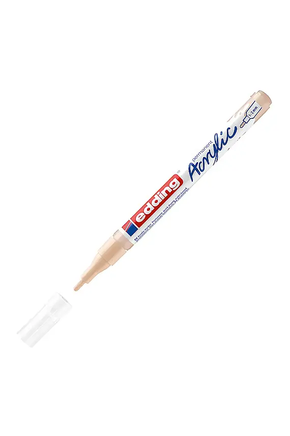Edding 5300 İnce Uçlu Akrilik Markör Bej - 1