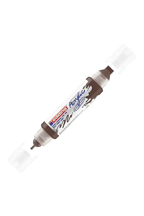 Edding 5400 3D Double Akrilik Liner Çikolata Kahvesi - 1
