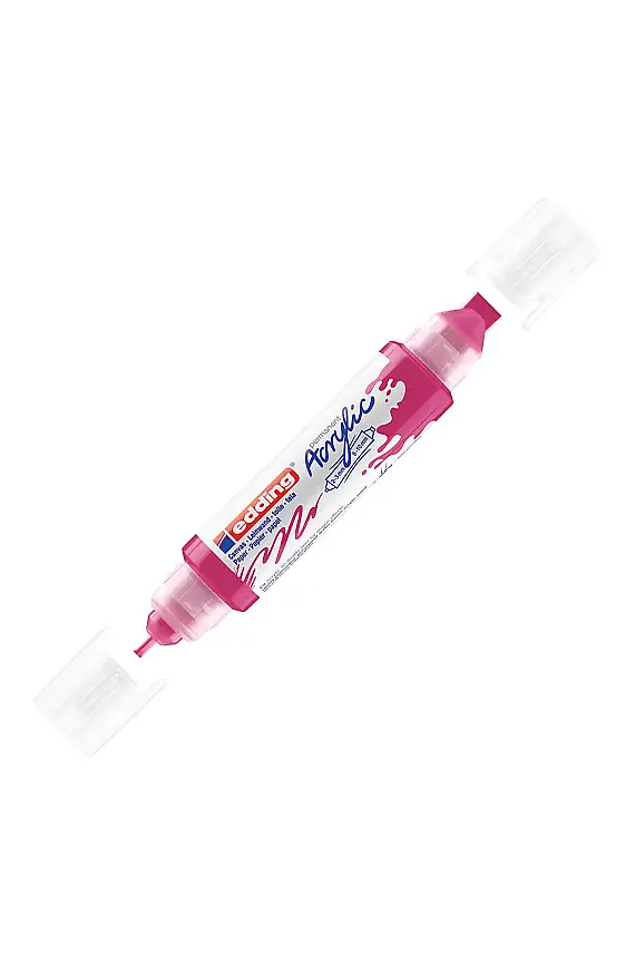 Edding 5400 3D Double Akrilik Liner Telemagenta - 1