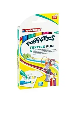 Edding Funtastıcs Yıkanabilir Keçeli Kalem 5 Li İnce Uç ED17 - 1