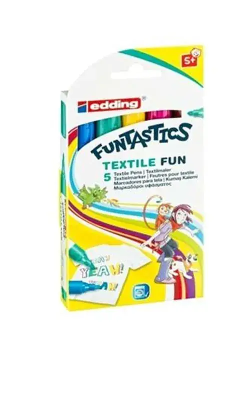 Edding Funtastıcs Yıkanabilir Keçeli Kalem 5 Li İnce Uç ED17 - 2