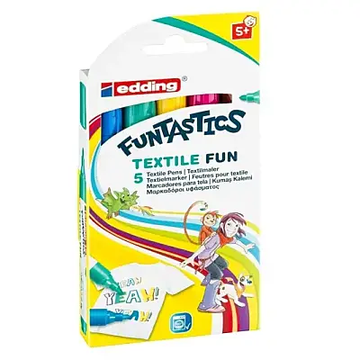 Edding Funtastıcs Yıkanabilir Keçeli Kalem 5 Li İnce Uç ED17 - 4