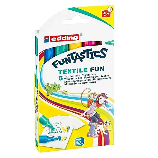 Edding Funtastıcs Yıkanabilir Keçeli Kalem 5 Li İnce Uç ED17 - 4