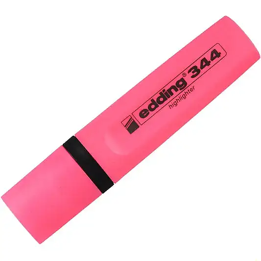Edding Pembe Fosforlu Kalem 344 - 4