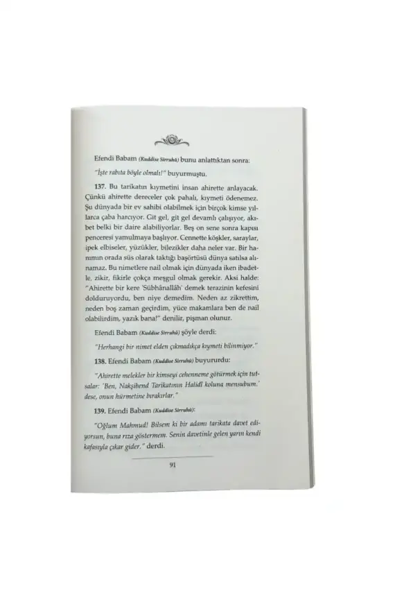 Efendi Babam Ali Haydar Efendi Buyururduki - Karton Kapak - 3