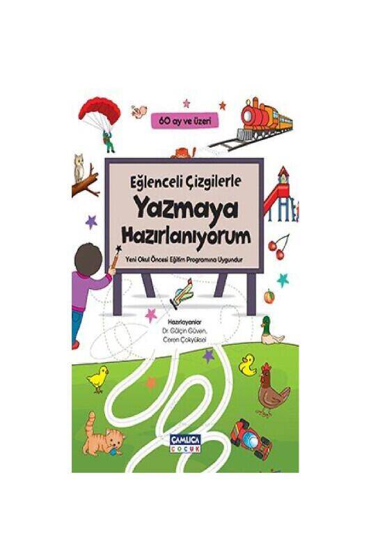 Eğlenceli Çizgilerle Yazmaya Hazırlanıyorum 60 Ay Ve Üzeri - 1