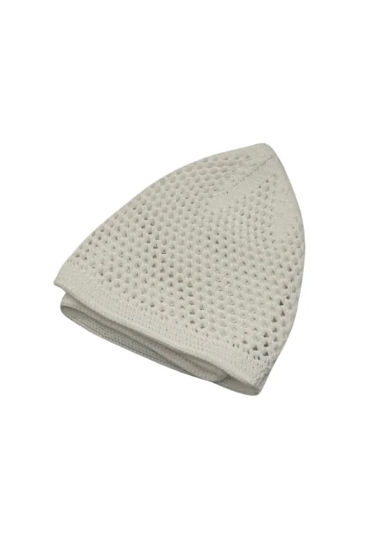 El Örme Model Takke - Beyaz - Akfeda Basım Yayın