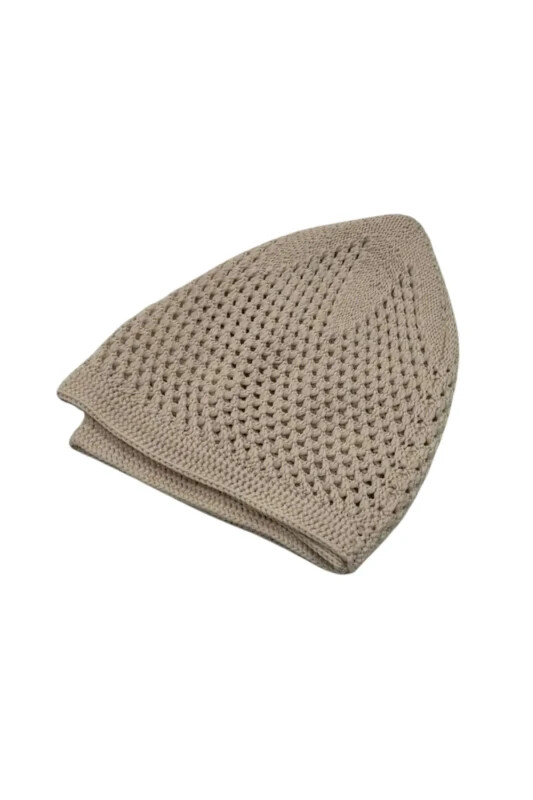 El Örme Model Takke - Krem - Akfeda Basım Yayın