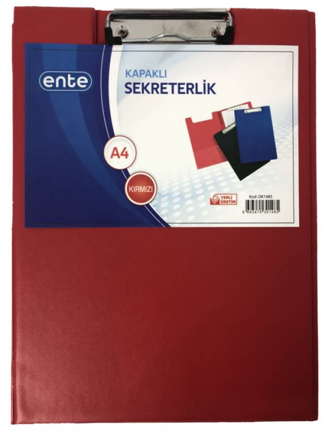 Ente A4 Sekreterlik Kapaklı Kırmızı - 1