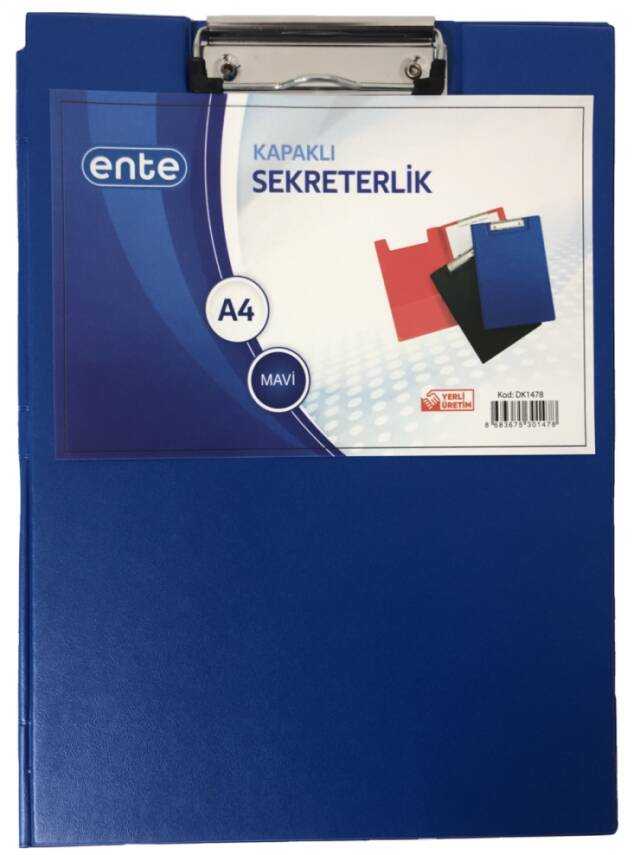Ente A4 Sekreterlik Kapaklı Mavi - 1