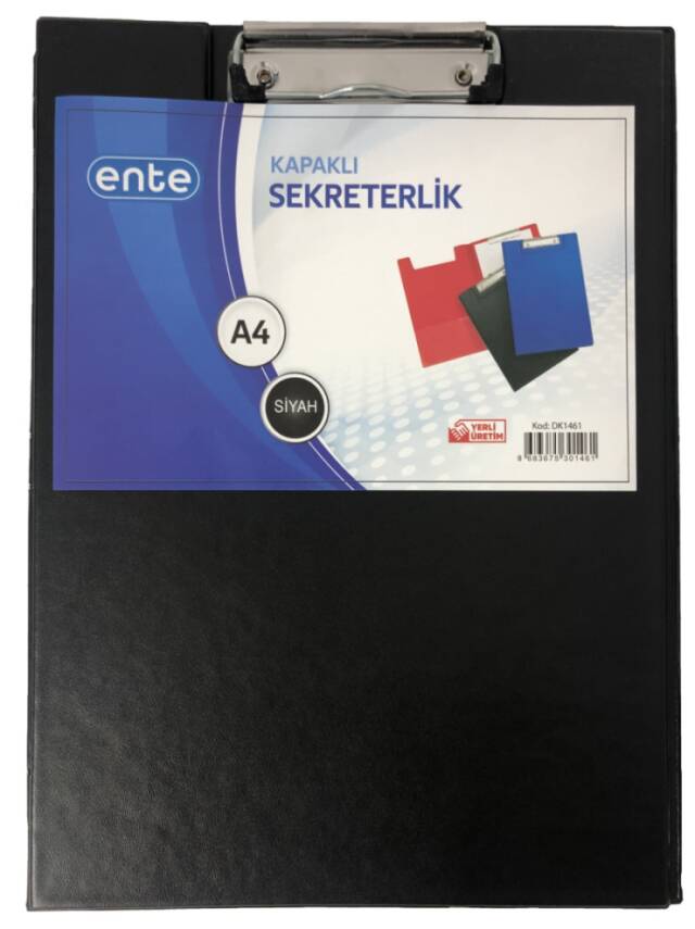 Ente A4 Sekreterlik Kapaklı Siyah - 1