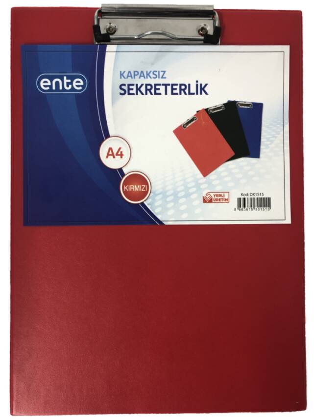 Ente A4 Sekreterlik Kapaksız Kırmızı - 1