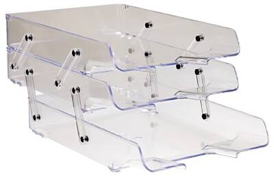 Ente Hareketli 3Lü Şeffaf Evrak Rafı - 2