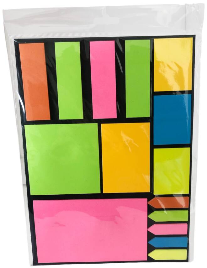 Ente Yapışkanlı Not Kağıdı Karışık DK-116 - 1