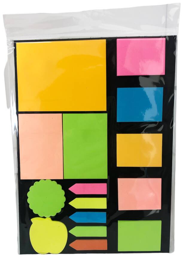 Ente Yapışkanlı Not Kağıdı Karışık DK-117 - 1