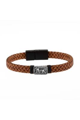 Erkek Kolyesi Dumortierit-hematit Doğal Taş Gümüş Tasarım Kolye - 3