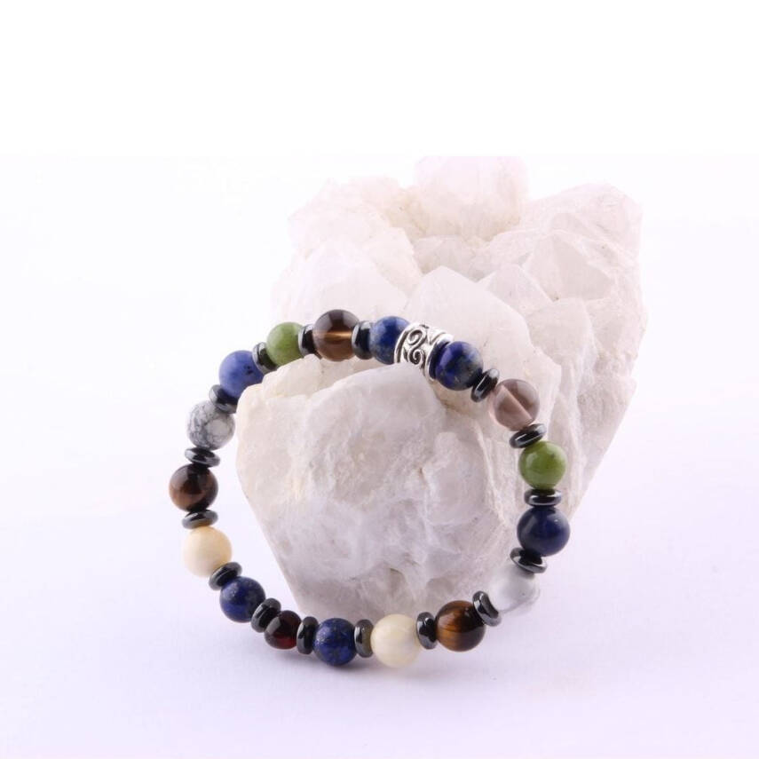 Erkek Öğrenci Doğal Taş Bileklik - 1