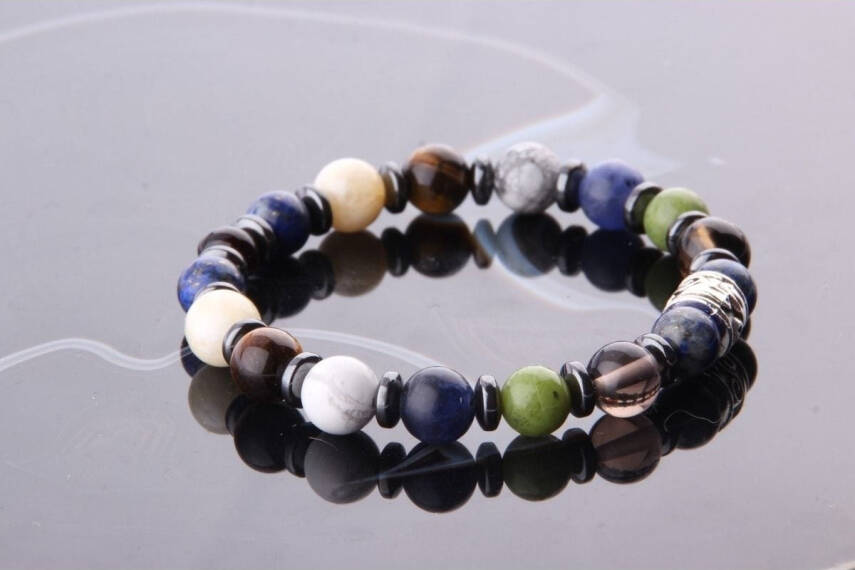 Erkek Öğrenci Doğal Taş Bileklik - 4