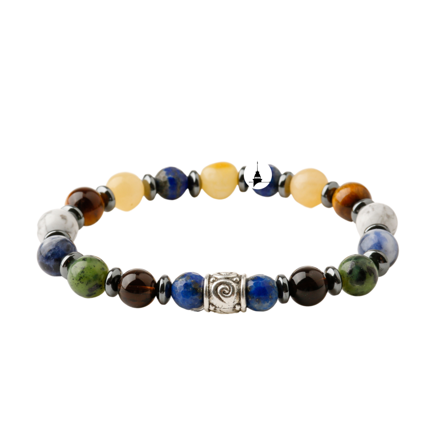 Erkek Öğrenci Doğal Taş Bileklik - 1