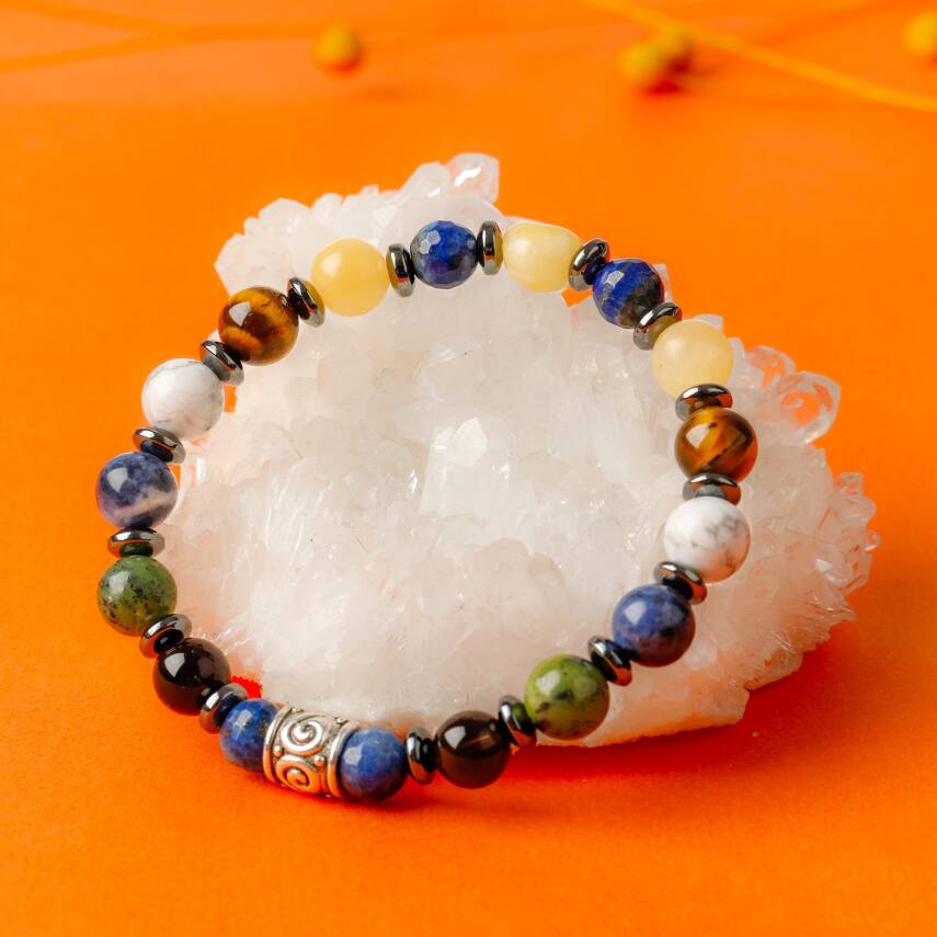 Erkek Öğrenci Doğal Taş Bileklik - 5