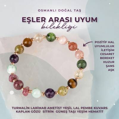 Eşler Arası Uyum Doğal Taş Bileklik - Osmanlı Doğaltaş
