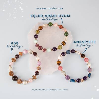 Eşler Arası Uyum Doğal Taş Bileklik - 2